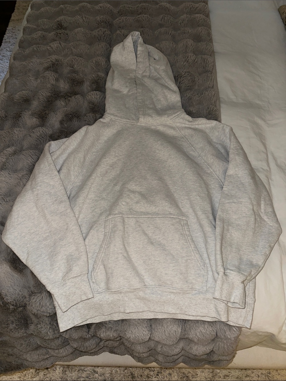 Aritzia Light Gray Pullover Hoodie